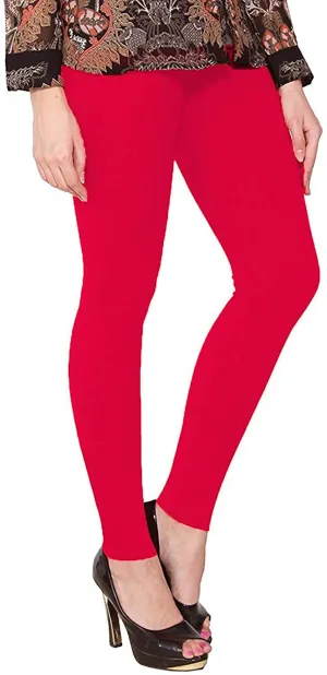 Red | Maroon | Black | White | Sky Blue | Parrot Green | Pink | Yellow | Navy Blue | Orange | Dark and Light Soft Cotton  Color Legging - BK00008MCLGQ