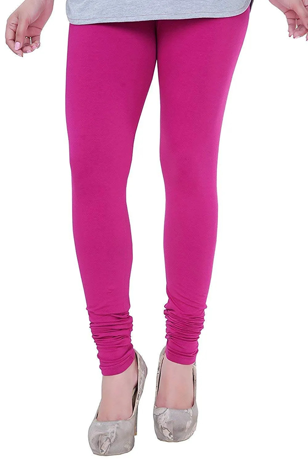Red | Maroon | Black | White | Sky Blue | Parrot Green | Pink | Yellow | Navy Blue | Orange | Dark and Light Soft Cotton  Color Legging - BK00008MCLGQ