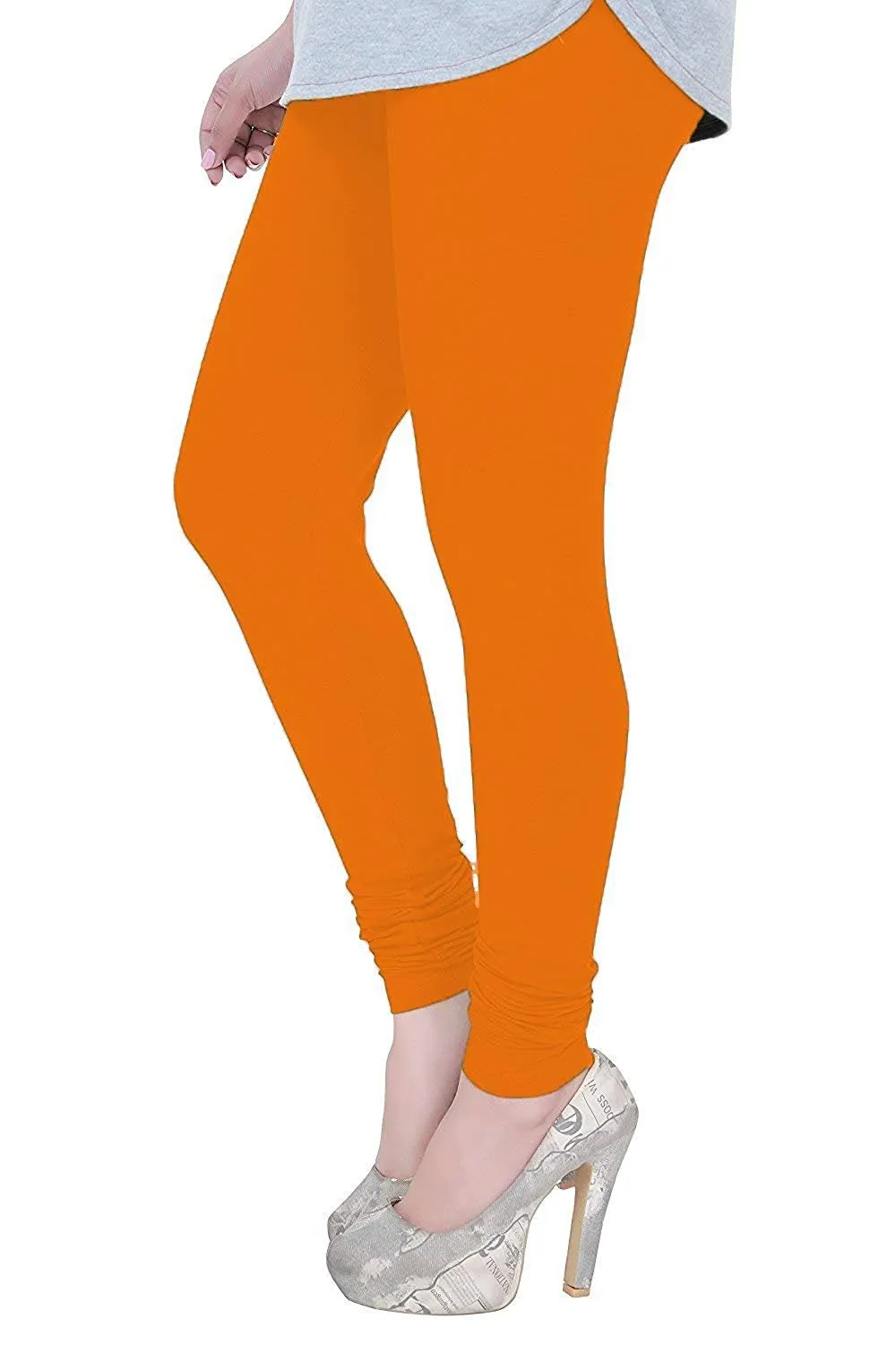 Red | Maroon | Black | White | Sky Blue | Parrot Green | Pink | Yellow | Navy Blue | Orange | Dark and Light Soft Cotton  Color Legging - BK00008MCLGQ