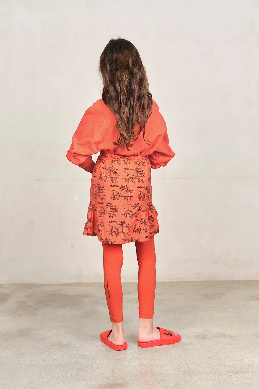Salmon Drawings Slug Skirt