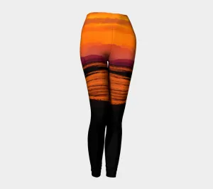 Saratoga Beach Sunset Luxury Leggings