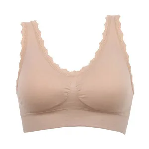 Seamless Bra Breathable Women Seamless Fitness Lace Bra Tops