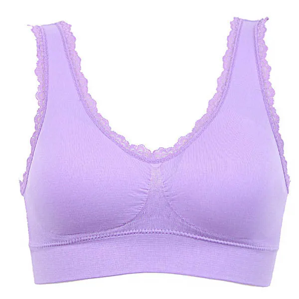 Seamless Bra Breathable Women Seamless Fitness Lace  Bra