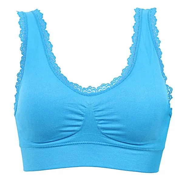 Seamless Bra Breathable Women Seamless Fitness Lace  Bra