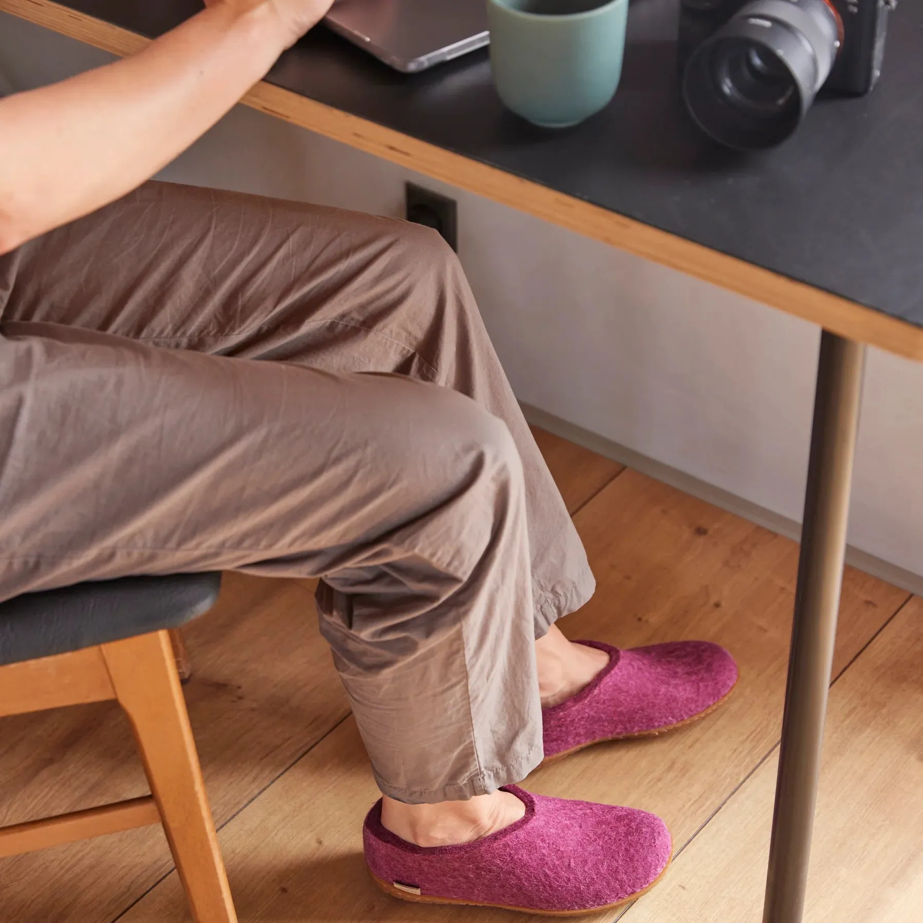 Shoe With Natural Rubber Sole
