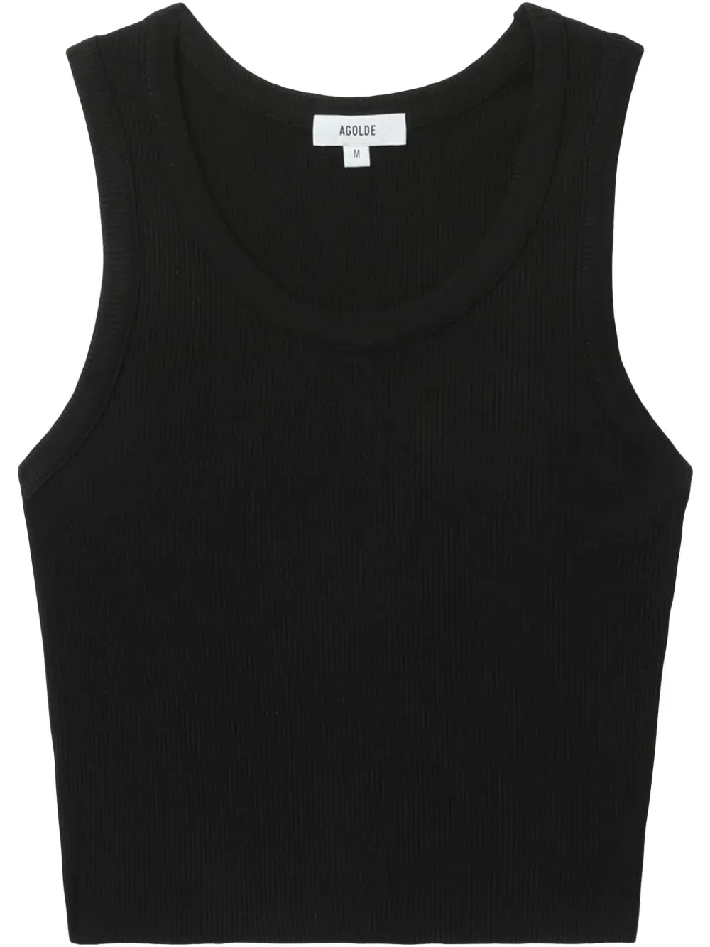 Shrunken Poppy Tank in Black