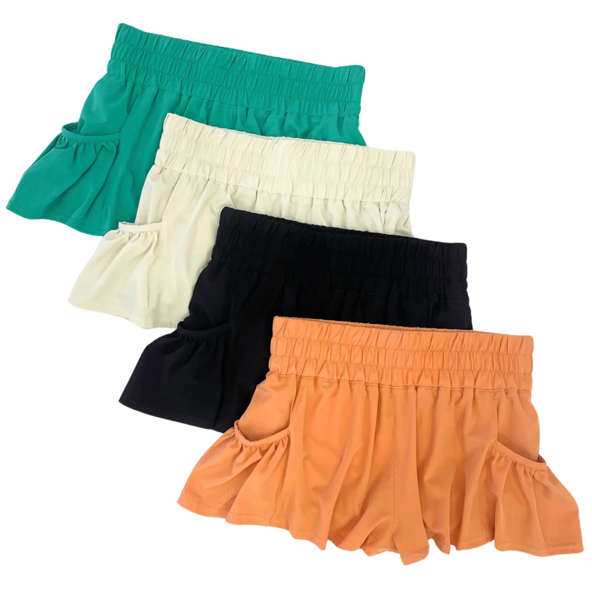 SIDE POCKET ACTIVE SHORTS