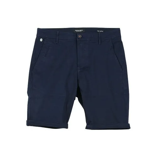 SIMWOOD 2021 Summer New Solid Shorts Men Cotton Slim Fit Knee Length