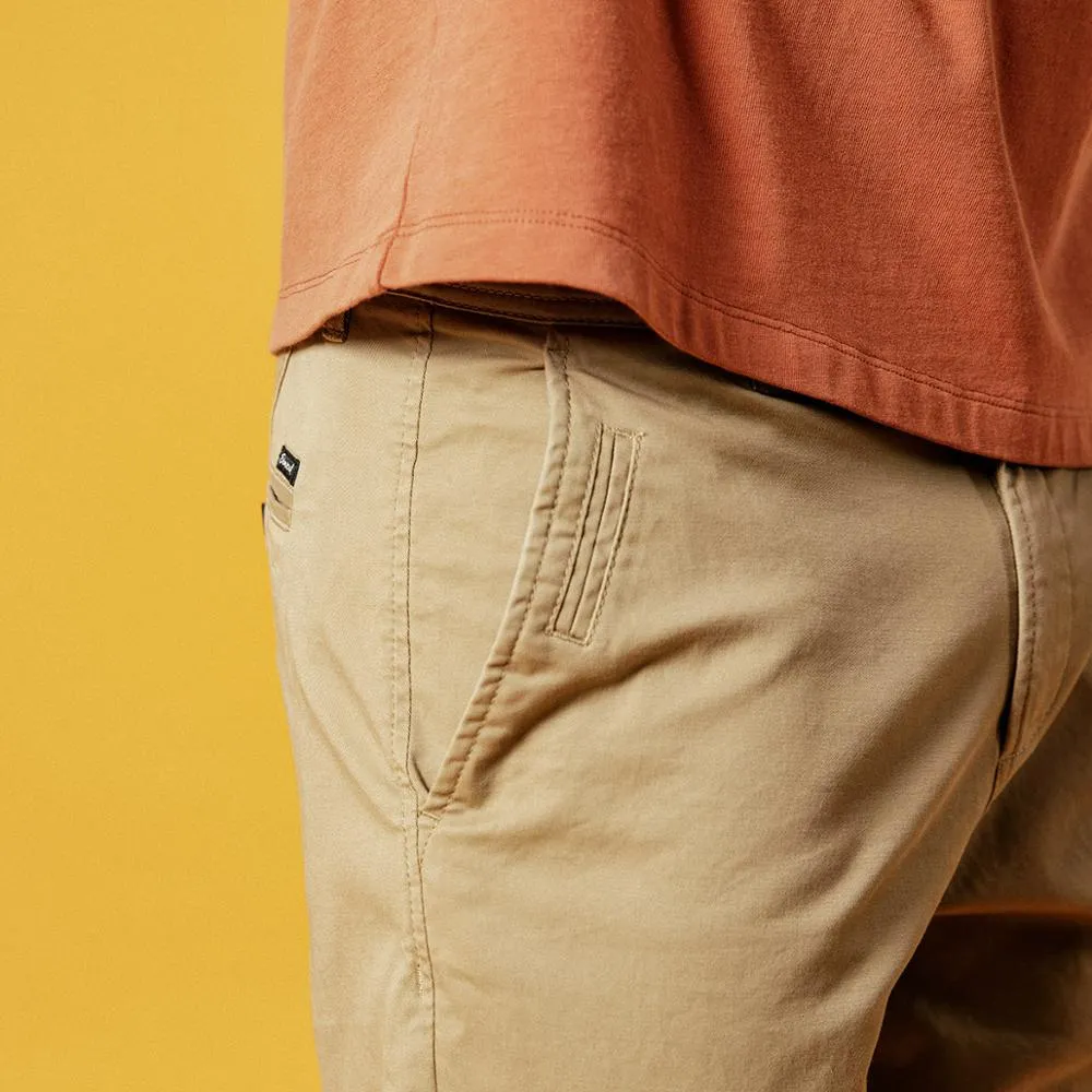 SIMWOOD 2021 Summer New Solid Shorts Men Cotton Slim Fit Knee Length
