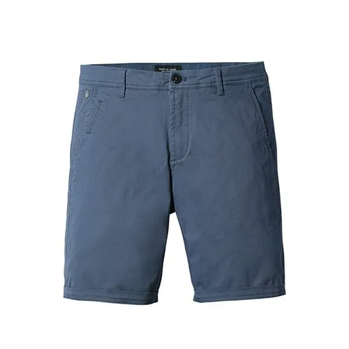 SIMWOOD 2021 Summer New Solid Shorts Men Cotton Slim Fit Knee Length