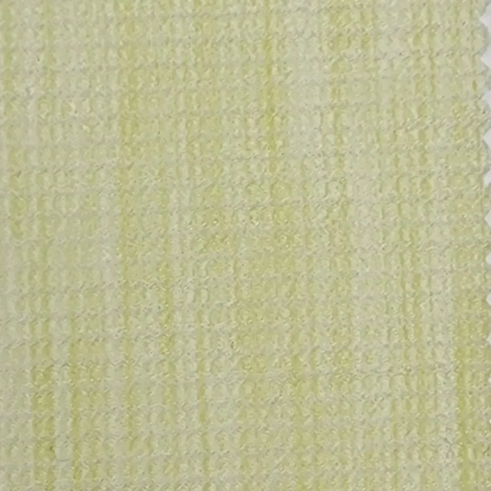 Solid Slub Polyester Spandex Woven Fabric - FAB1537