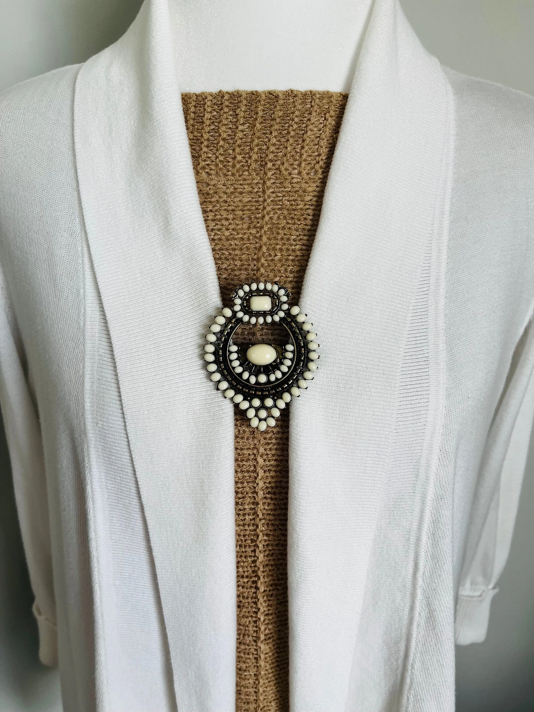 Sweater Clips Tribal Sweater Clip for Cardigans Southwestern Cardigan Clasp Kimono Clasps Sweater Guard Gift for Mom Gift for Her