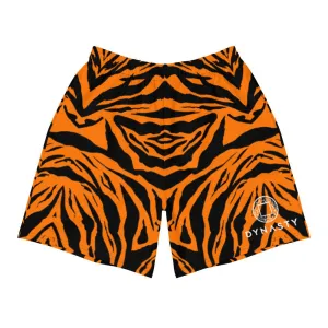 Tiger Skin Active Training Workout Shorts (Orange)