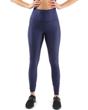 Venice Activewear Leggings - Navy [MADE IN ITALY]