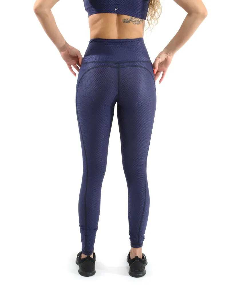 Venice Activewear Leggings - Navy [MADE IN ITALY]