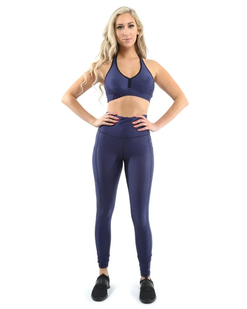 Venice Activewear Leggings - Navy [MADE IN ITALY]