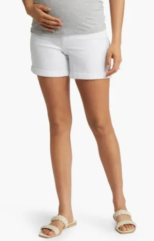 Winnie White Rolled Shorts