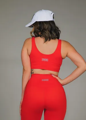 Women's Classic Sports Bra - Red