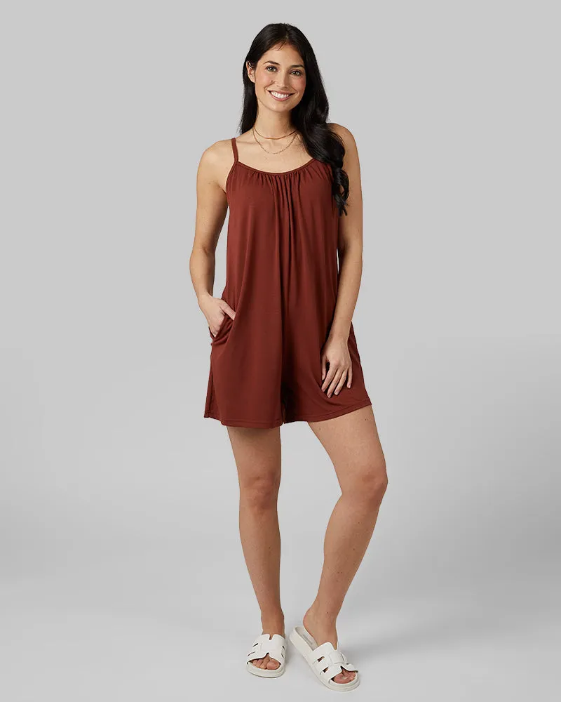WOMEN'S LIGHTWEIGHT KNIT BRA ROMPER