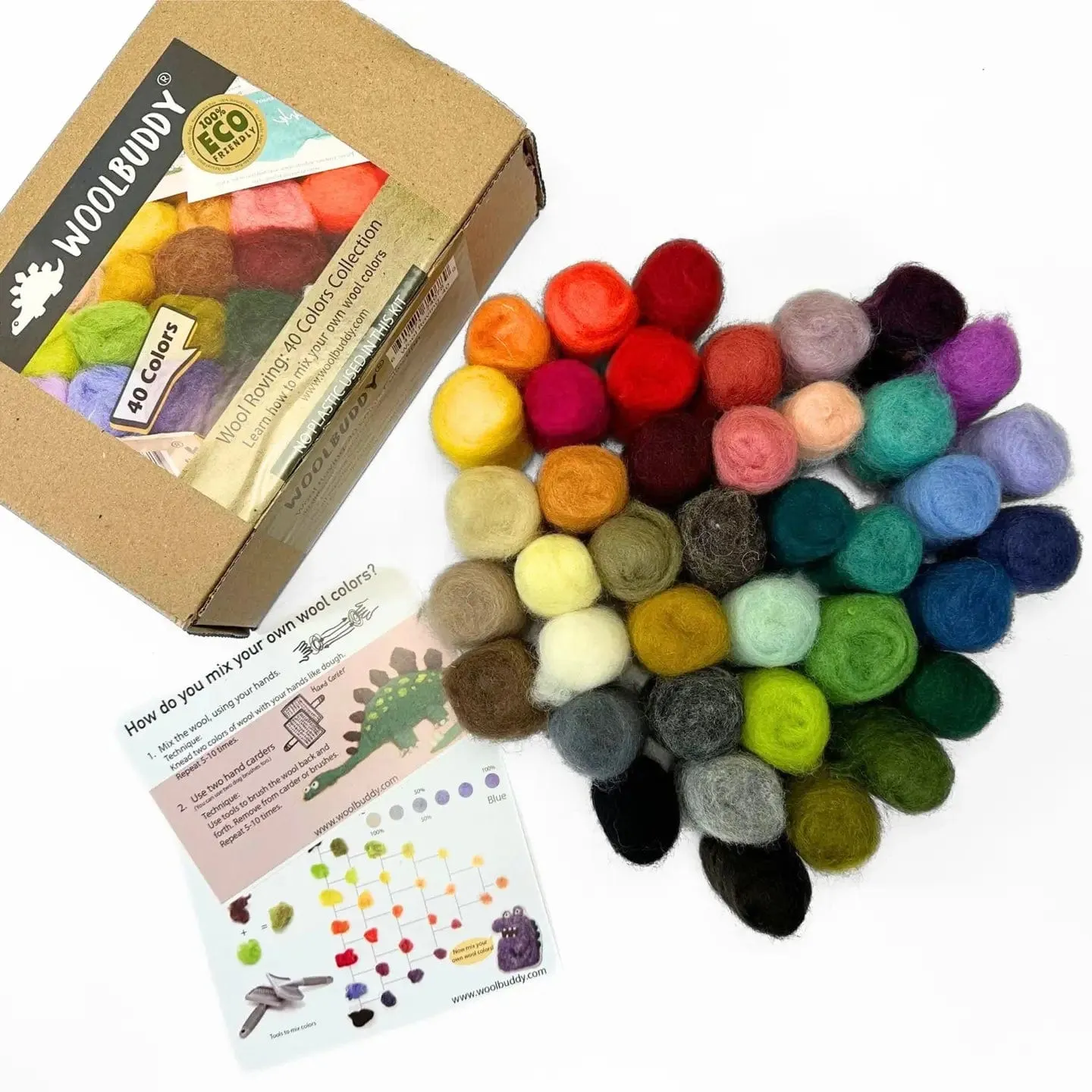 Wool Roving 40 Pack