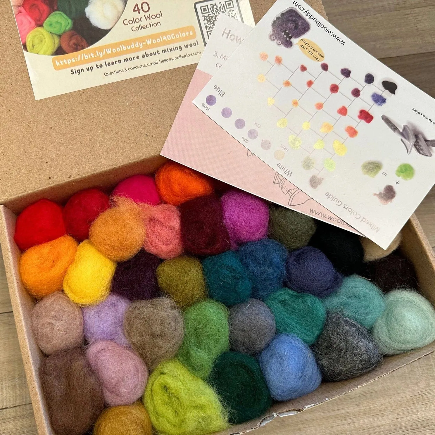Wool Roving 40 Pack